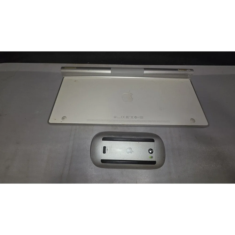Apple Wireless Keyboard A1314 & Magic Mouse A1296 Bluetooth Bundle Untested